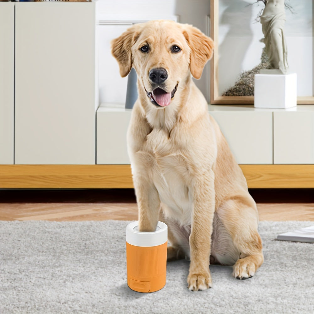 Effortless Automatic Dog Paw Cleaner - Compact Travel Paw Wash Cup - Safe & Hygienic Pet Grooming Solution for Furry Friends