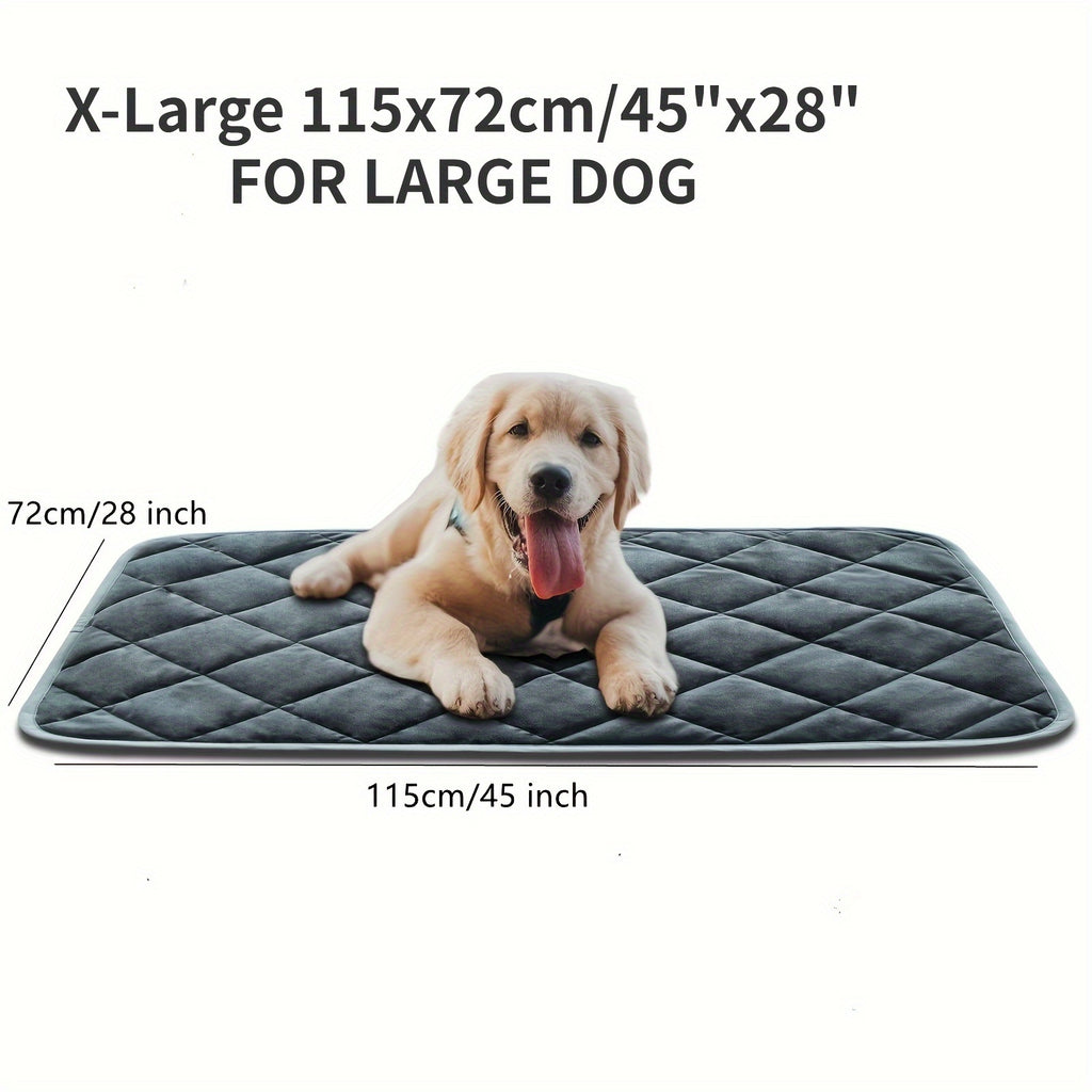Winter Self Pet Warming Pad for Small/Large Dog Cat, Warming Cat Bed Cat Mat Thermal Pet Bed Mat, for Large Dog Non-Electric Self-Warming Dog Crate Pad for Outdoor Indoor 45"x28".