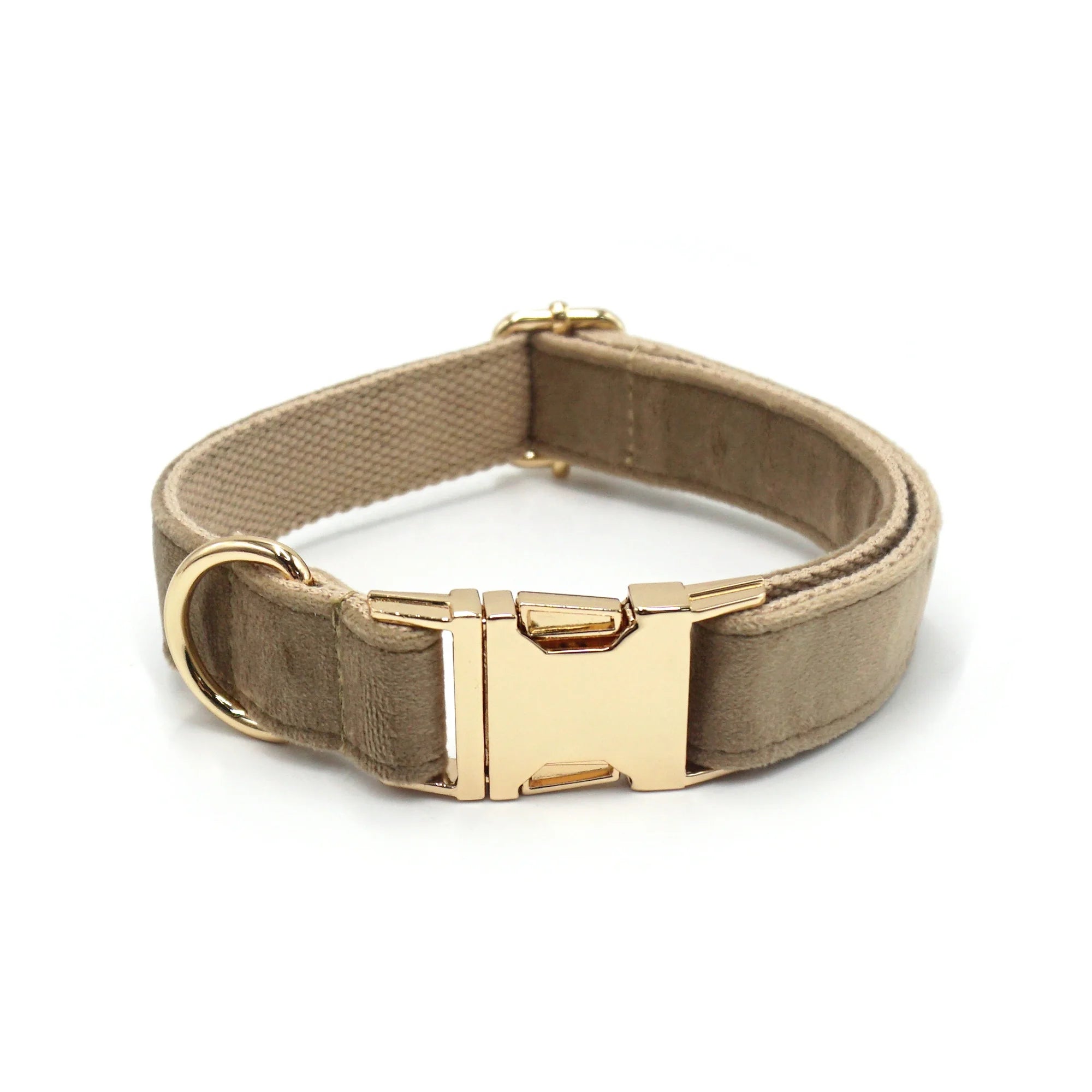 New 2024 Pet Luxury Velvet Dog Collar with Name Wholesale Elegant Grey Designer Dog Collar Personalised Dog Collars for Puppy