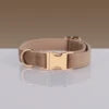 Customizable velvet dog collar
