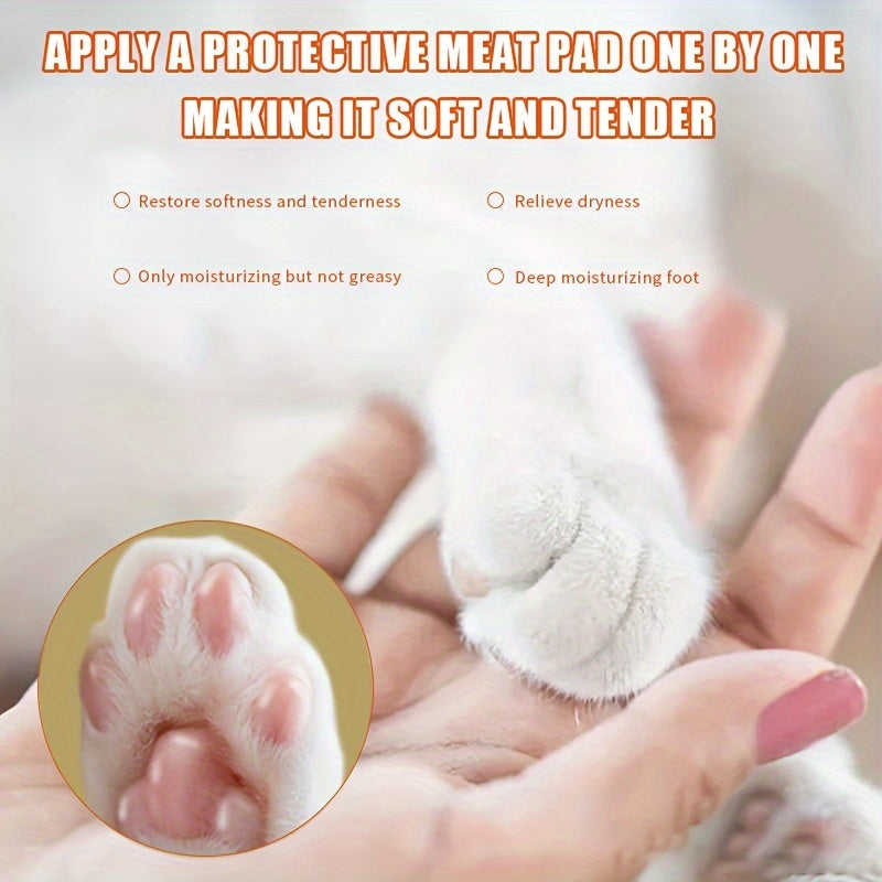 ROZINO Dog Paw Balm for Dry Cracked Paws, Moisturizing Pet Paw Care with Natural Plant Extracts, Shea Butter, Orange & Mint, Tea Tree Oil - Pet Health Supplies for Dogs & Cats - 40g/1.41oz