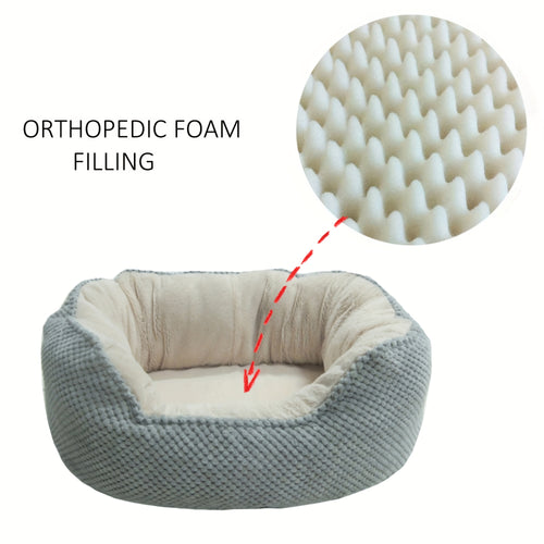 Comfy Oval Pet Bed