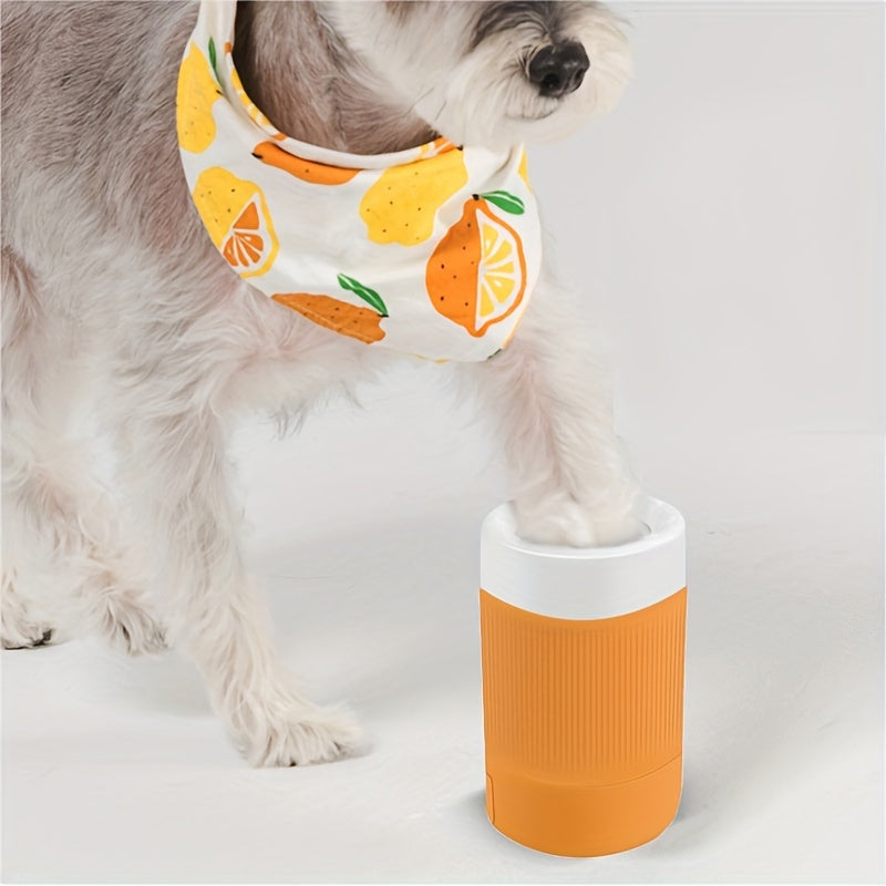 Effortless Automatic Dog Paw Cleaner - Compact Travel Paw Wash Cup - Safe & Hygienic Pet Grooming Solution for Furry Friends